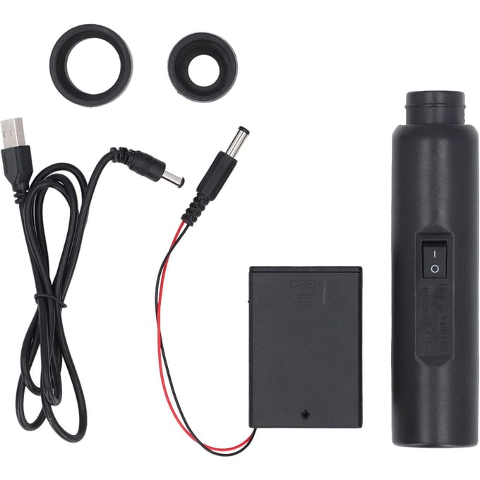 Eier Tester Lamp USB Oplaadbaar Heldere LED Koel Licht Eier Candler Tester voor Eierontwikkeling black