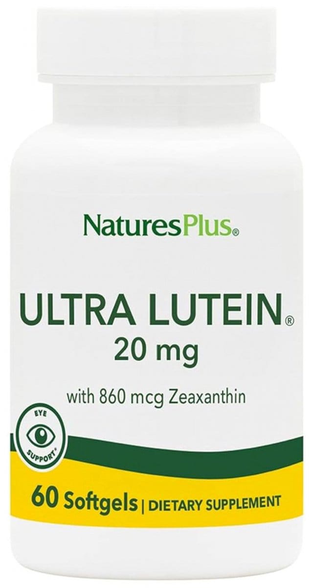 Ultra Lutein, Maximum Strength, 20 mg (60 Softgels) - Nature's Plus