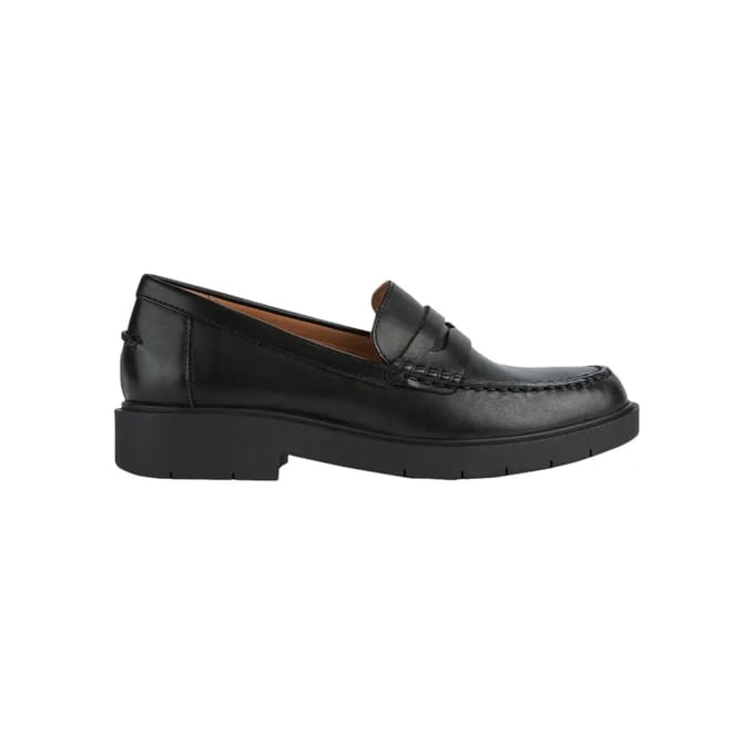 GEOX SPHERICA EC1 B DAMES Loafers - ZWART