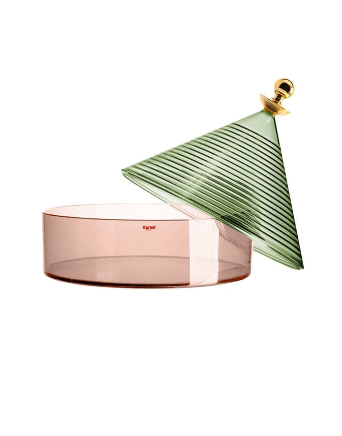 Kartell - Trullo Opbergschaal - Verde Salvia/roze - groen