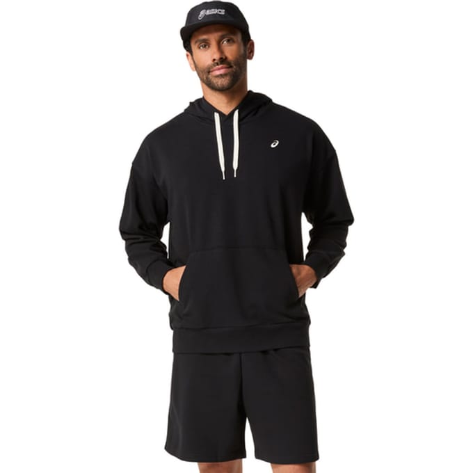 Asics French Terry Relaxed Hoody Zwart