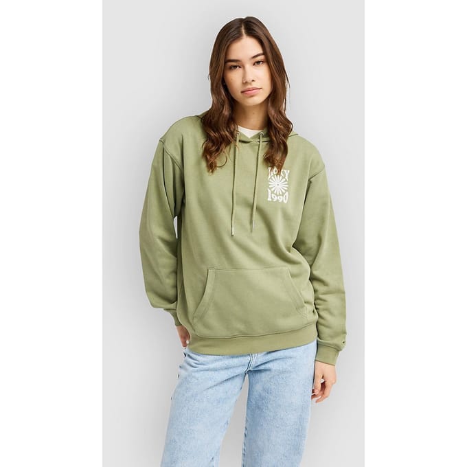 Roxy Surf Stoked Terry Vint Hoodie groen