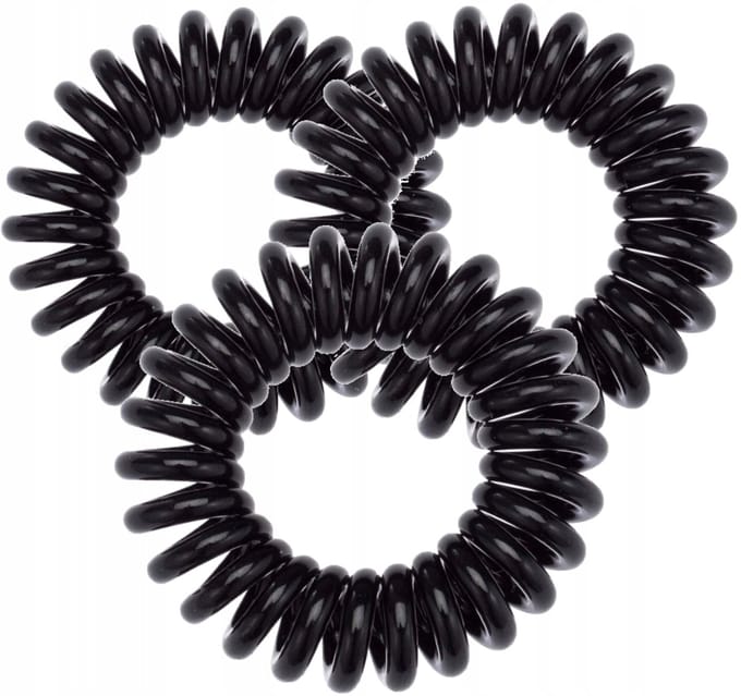 Bocca Beauty - Elastiekjes - Zwart - 3 Stuks - Haarbeschermend