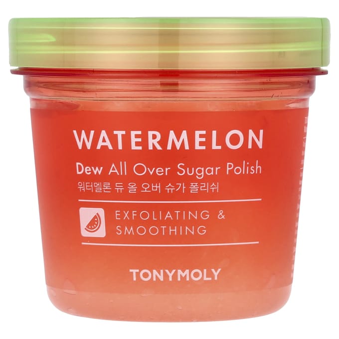 TonyMoly, Watermeloen, Dew All Over Suiker Scrub, 300 ml (300 ml) brown