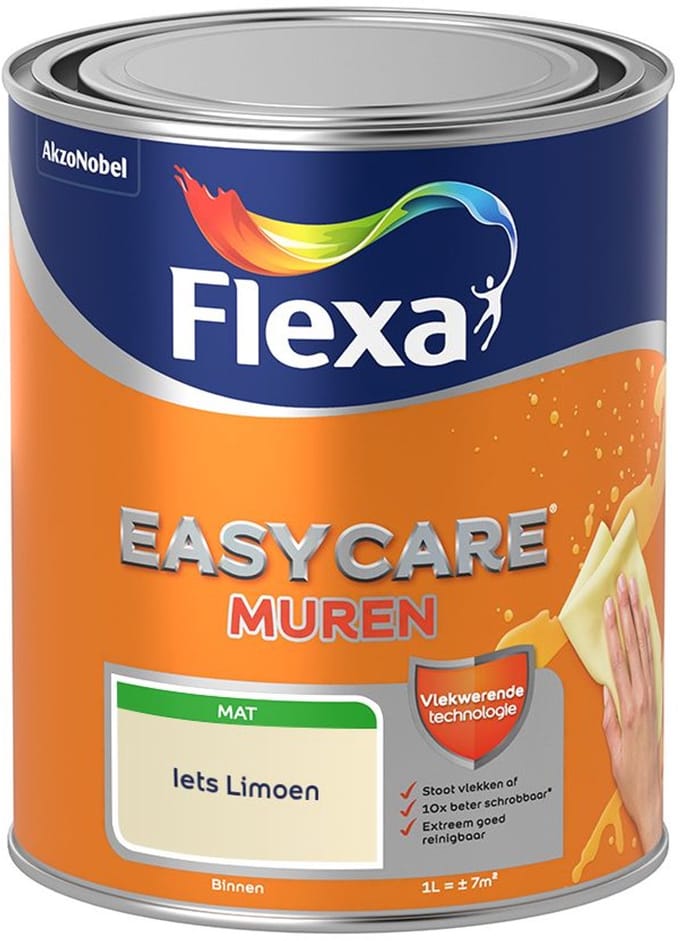 Flexa - Easycare Muren - Iets Limoen - Mengverf - 1 L