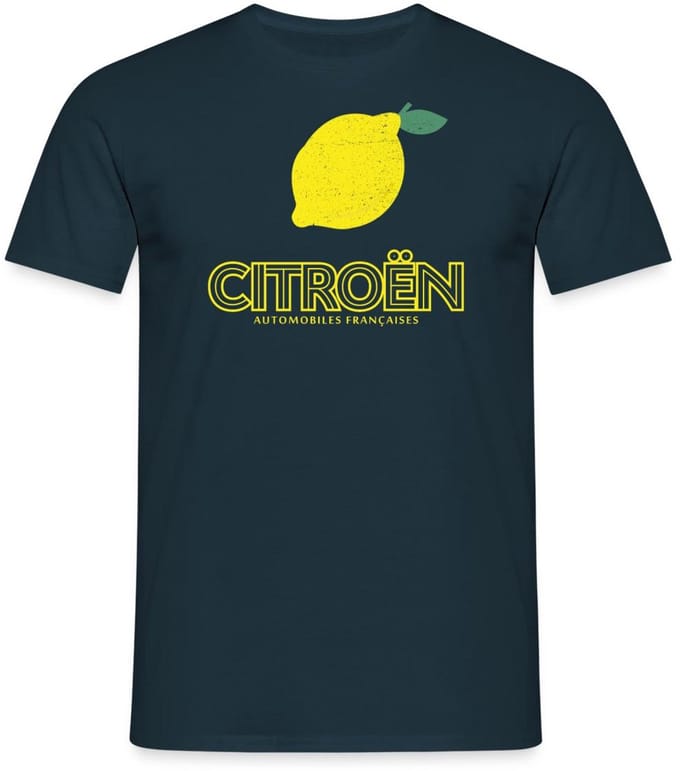 Citroën Frans Woordspeling T-Shirt Heren