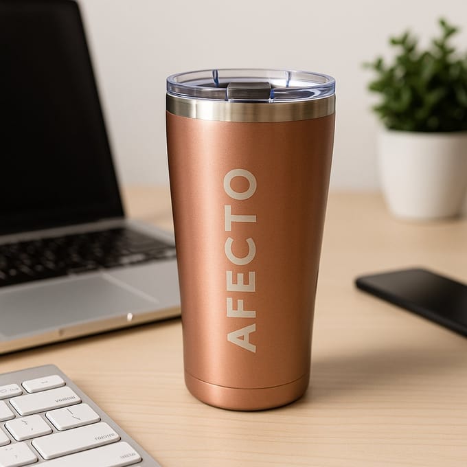 KOFFIE TO GO BEKER | COFFEE TO GO GOUD/ ROZE