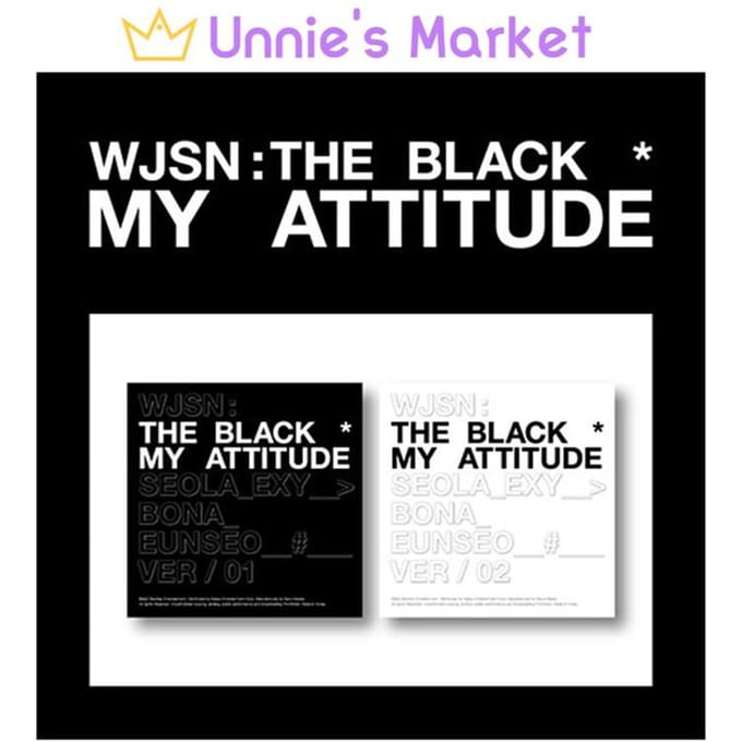 WJSN Album [THE BLACK] Random Ver,No poster gray