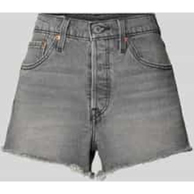 regular fit korte jeans van katoenmix model '501®'