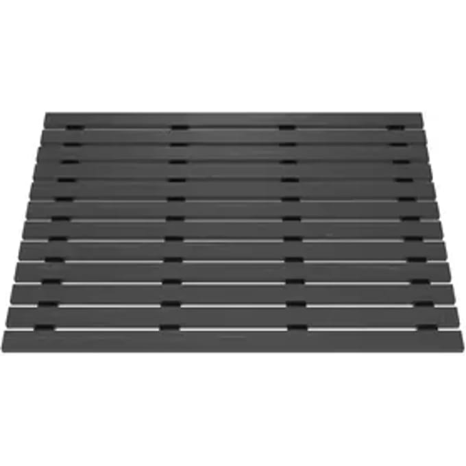 Aurlane Antislip Douchemat Indus 2 - Zwart - 115x90cm