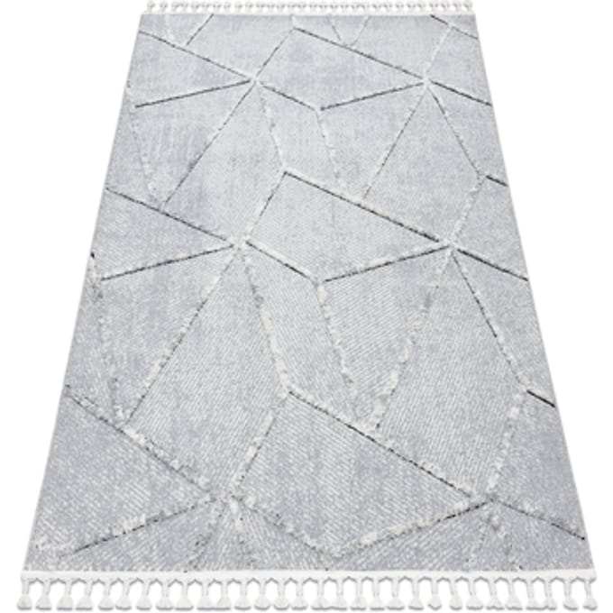 Kleden Rugsx Tapijt SEVILLA Z791C mozaika grijs / wit 80x150 cm