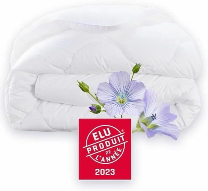 Dekbed DODO Champs de Lin Wit 450 g/m² 220 x 240 cm (Tweepersoonsbed)