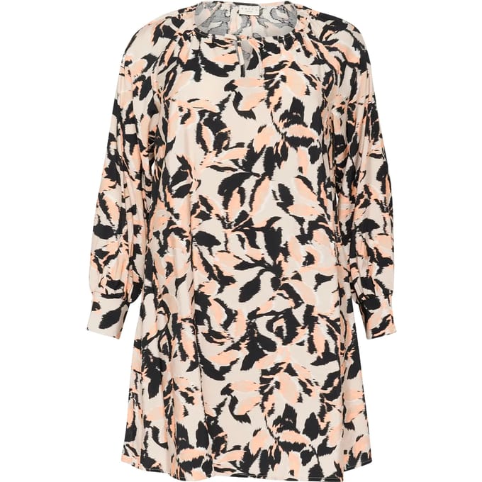 Damesjurk met lange mouwen KAFFE Curve Paca