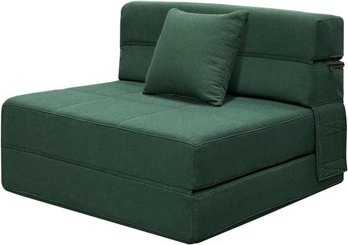Uitklapbare Slaapbank Traagschuim Twin Size Futon voor Woonkamer
