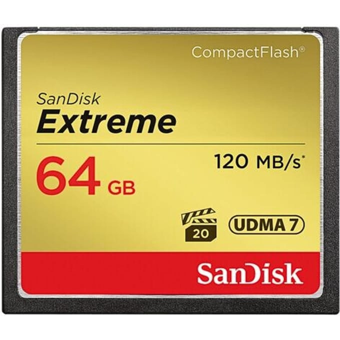 SanDisk CompactFlash Extreme 64GB (120/85)