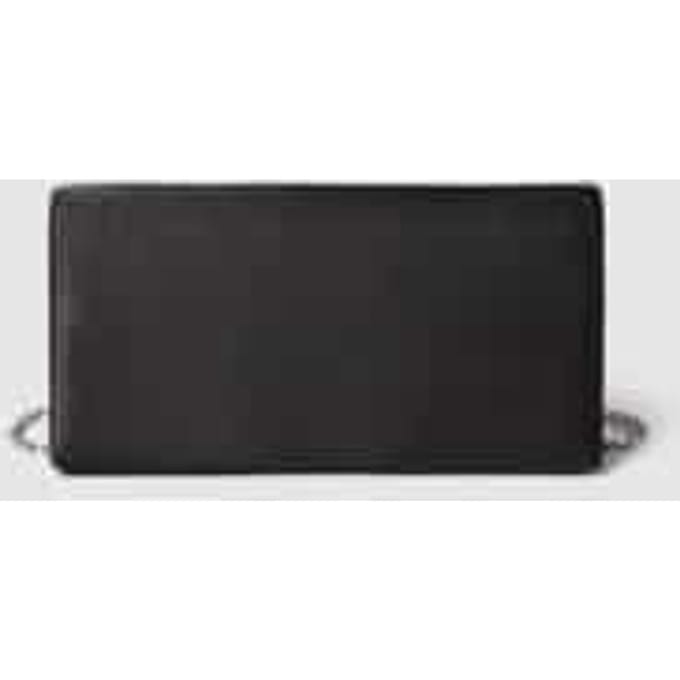Clutch met schouderband in metallic