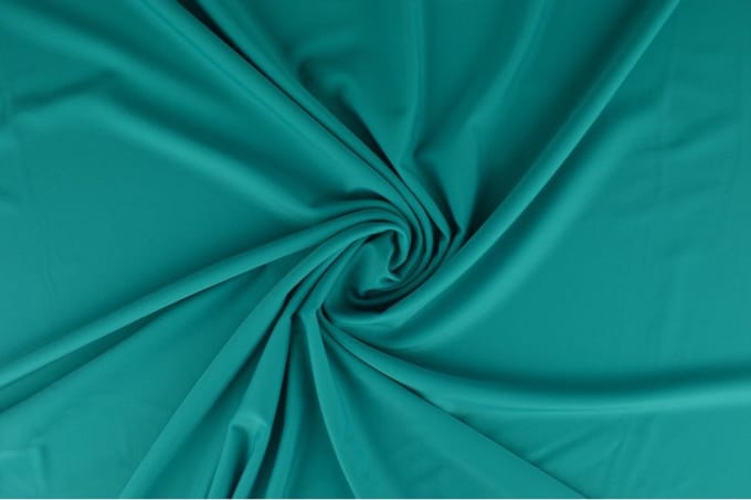 Lycra stof - Turquoise - 1 meter - Per meter - 155cm breed