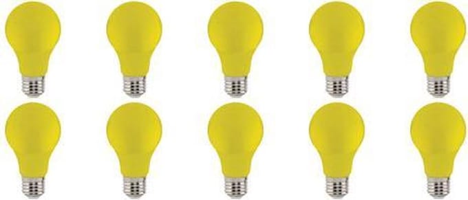 LED Lamp 10 Pack - Specta - Geel Gekleurd - E27 Fitting - 3W