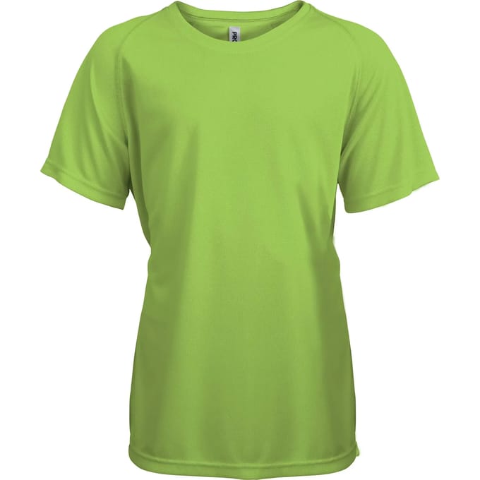 PROACT® Functioneel Kindersportshirt PA445 - Lime - 10/12 years (10/12 ans)