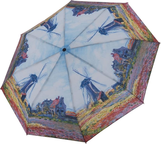 doppler Paraplu Art Collection Magic Mini Windmill Blauw Veelkleurig