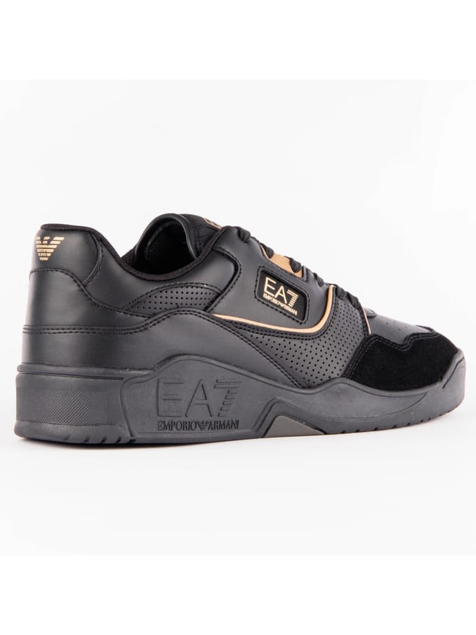 EA7 herensneakers met logo-patch