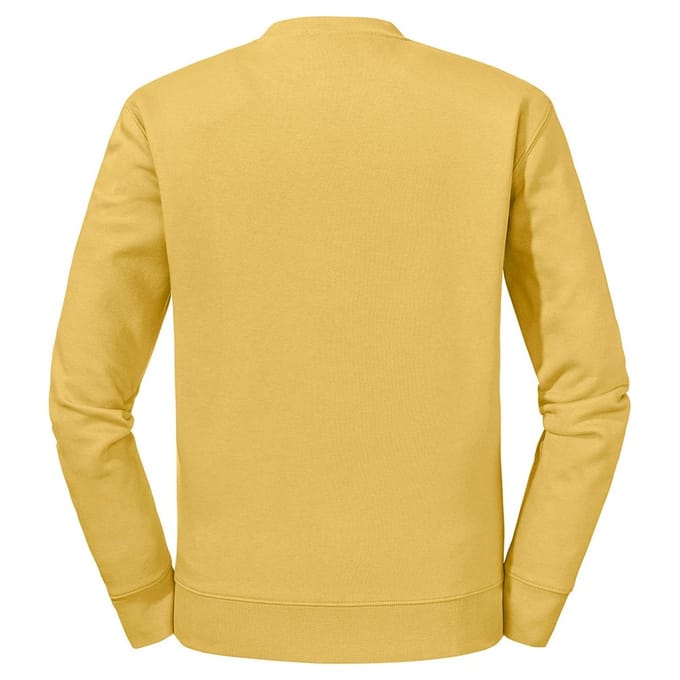 Russell Heren Authentiek Effen Sweatshirt (Mosterd)