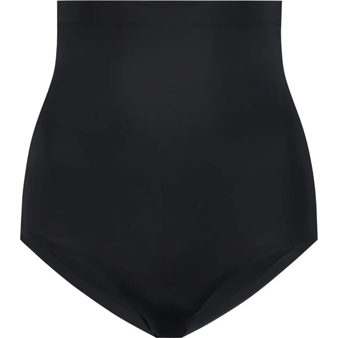 Bye Bra Invisible Hoge Slip, Corrigerende slip met Hoge Taille, Shapewear dames, Zwart maat L