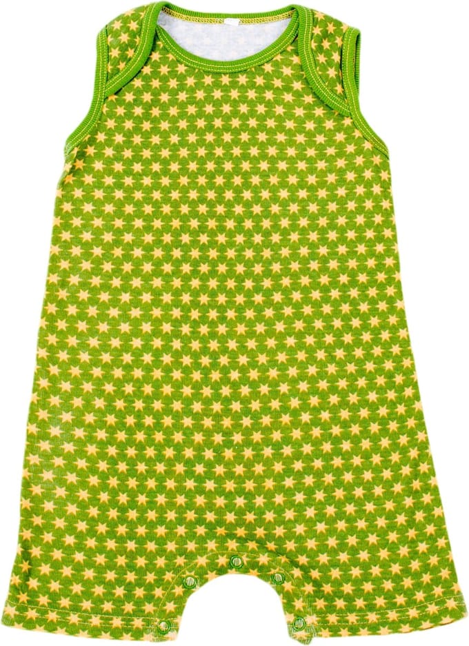 Ducksday - romper - baby - unisex - Funky Green - maat 80 – PROMO