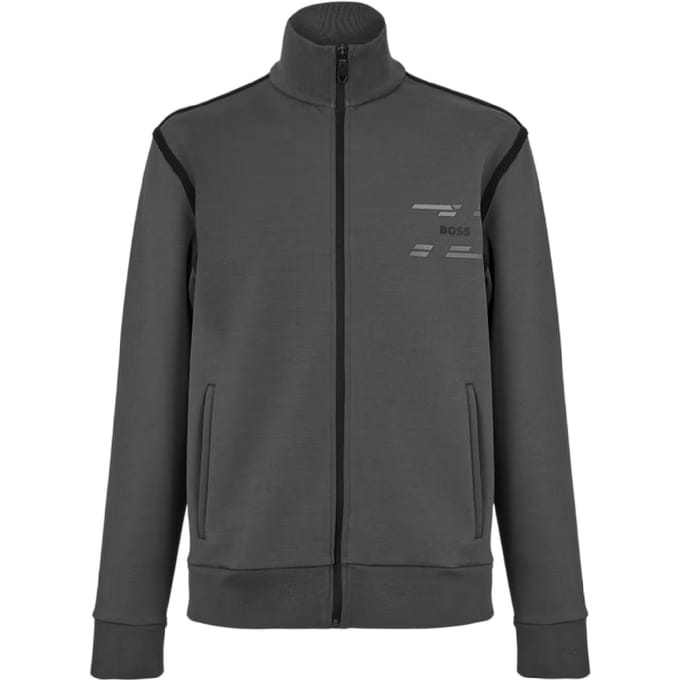 Boss Heren Skaz Tape Sweatshirt (Donkergrijs)