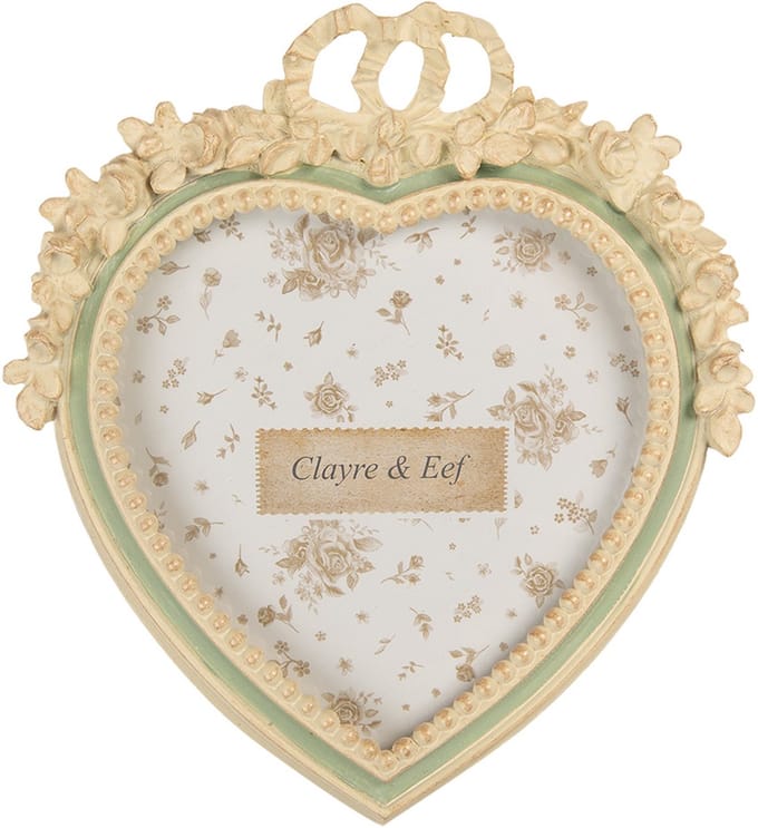 Clayre & Eef Fotolijst 10x15 cm Beige Kunststof