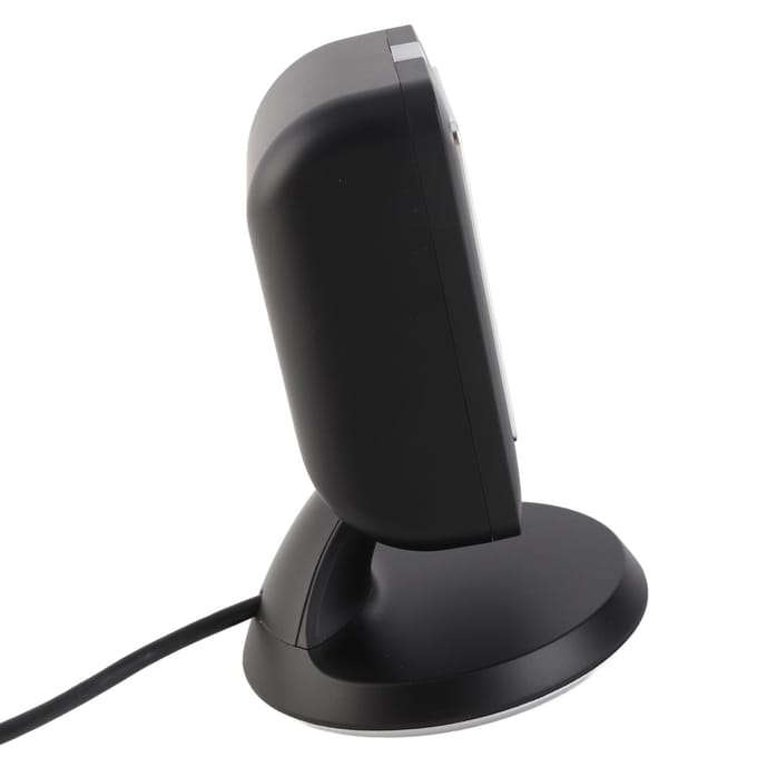 Scanner de codes-barres 2D mains libres QR code Omnidirectionnel USB Filaire Lecteur de bureau pour magasin de détail black