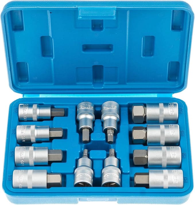 S-SH1212 5-22mm zeskantdoppenset voor inbusschroeven