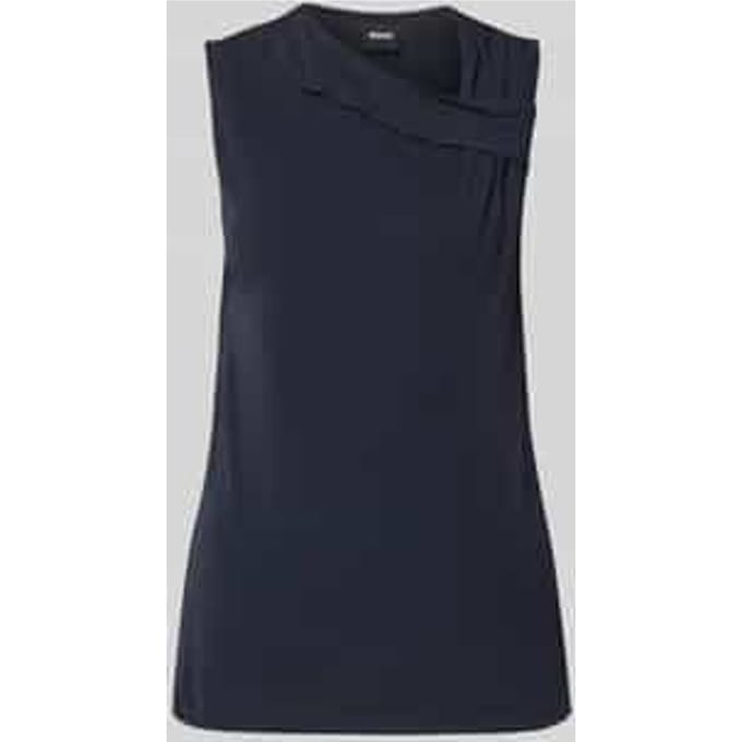 Slim fit top van pure viscose model 'Epuete '
