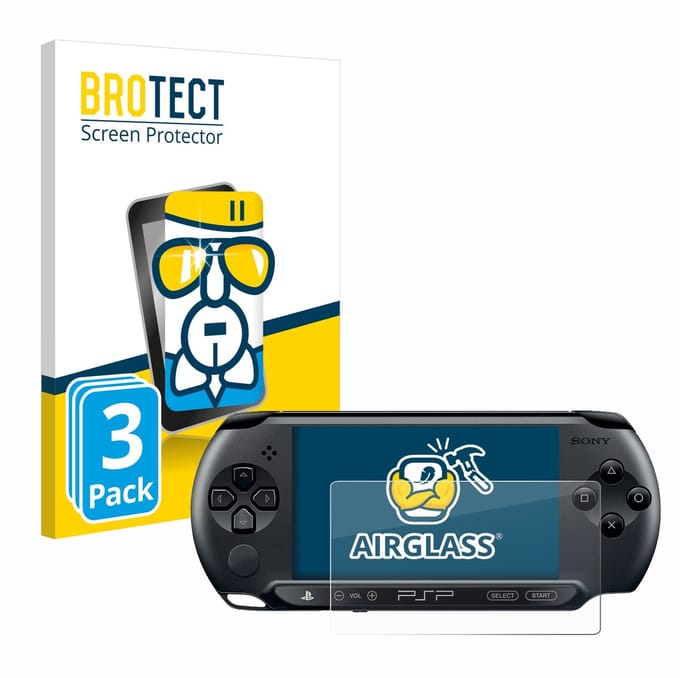 Screenprotector 3 Stuks voor Sony PSP 1004 Beschermglas transparant