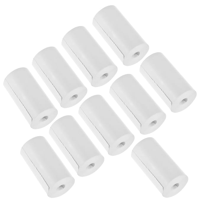Thermische bonpapierrollen 57*25mm Ticketprinten voor kassa POS-bonprinter 5 pcs wit