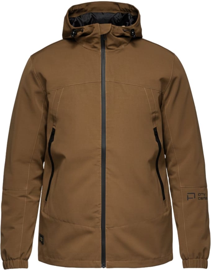 OMBRE Jas - Rits - Geruit Bruin S
