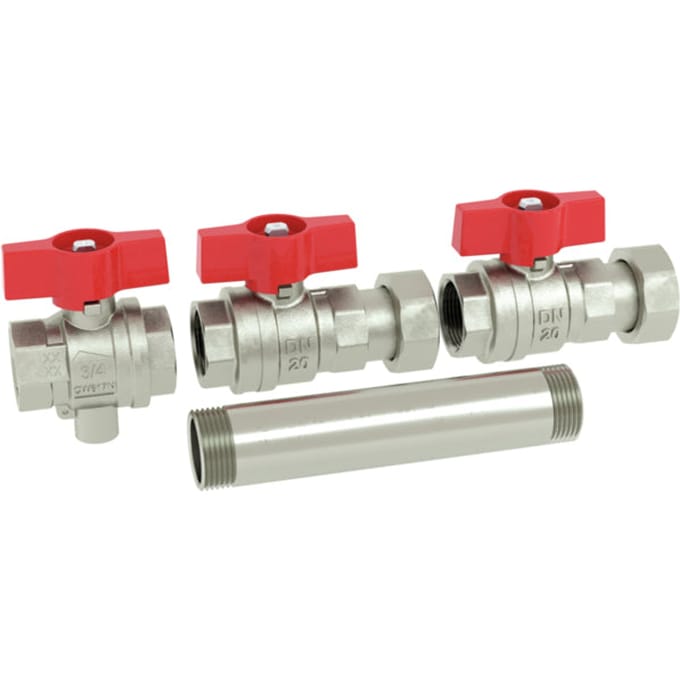 Midden accessoireset met passtuk DN 15