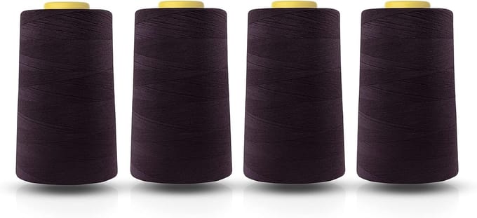 Polyester Naaimachine Garen - Lockmachine Draad - Kleding Maken - Hoge Steekkwaliteit - 4 Kegels 5000 Meter - Mix Kleuren