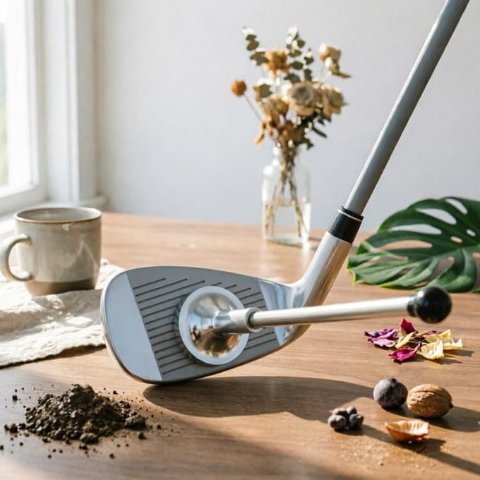 Indicateur de Direction de Golf Facile à Utiliser Bâton de Chipping de Golf Correcteur de Trajectoire de Swing Correcteur Portable de Plan de Swing Pratique en Extérieur
