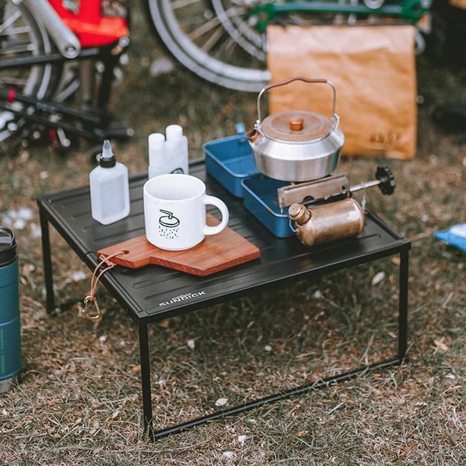 Opklapbare tafel Draagbare lichtgewicht campingtafel voor buiten backpacken BBQ-picknick L