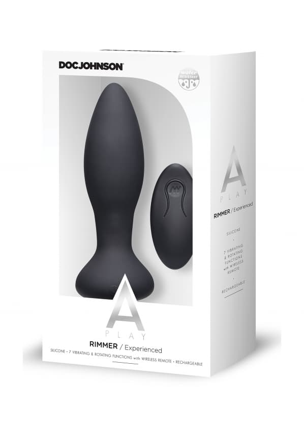 Doc Johson - Rimmer Experienced Vibrerende en Roterende Buttplug
