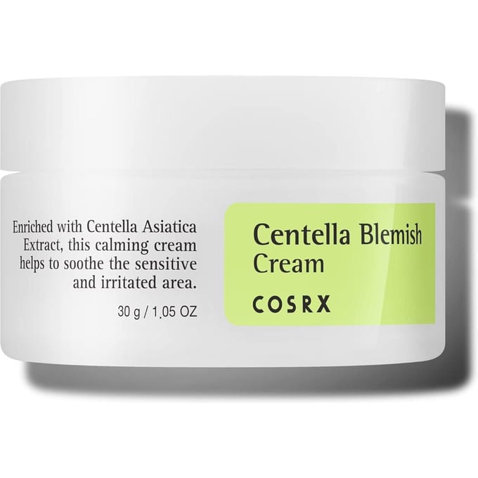 COSRX Centella Blemish Cream – Kalmerende crème tegen onzuiverheden met Asiatica 30 Blik