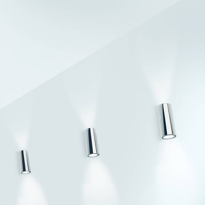 Milan Iluminación Up-down wandlamp Kronn, chroom