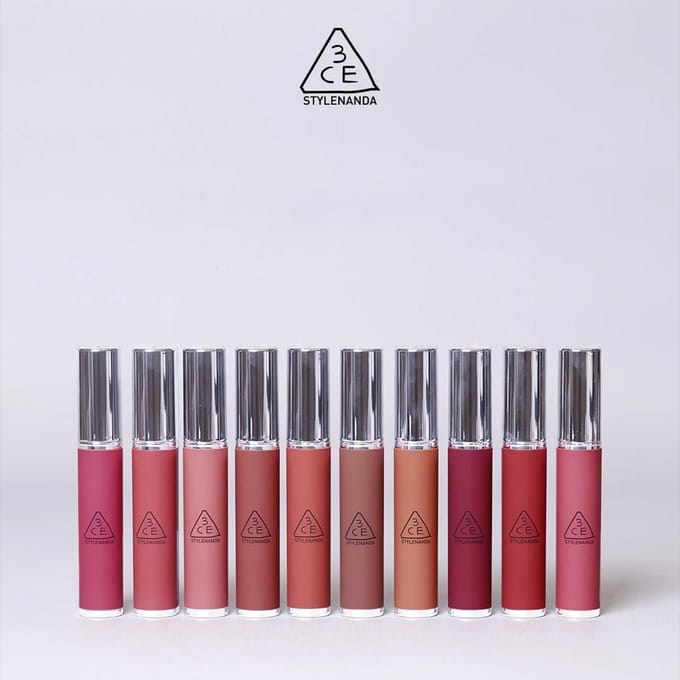 3CE HAZY LIP, Velvet Blur Lip 4g/0.141oz (10 kleuropties) 4g/0.141oz brown