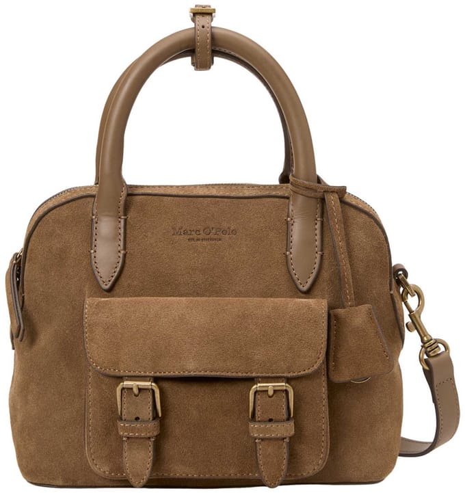 Marc O'Polo handtas schoudertas Gil Crossbody Bag Nutshell bruine