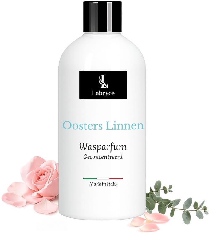 Wasparfum Labryce - Oosters Linnen 250 ml - met Rozenblaadjes & Eucalyptus