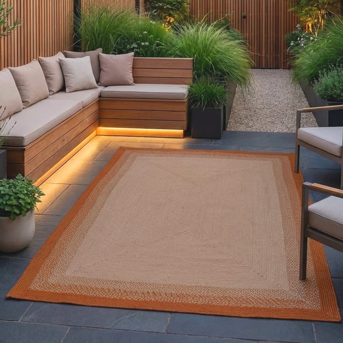 Studio Clarice Binnen- & buiten vloerkleed - Florence Terracotta - 140x200cm