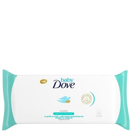 Dove Baby Sensitive Natte Doekjes - 50 stuks