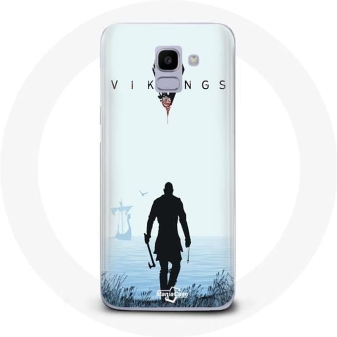 Coque pour Samsung Galaxy A8 2018 Vikings Série Saison 6 Ragnar Lothbrok La Bande Annonce 2022