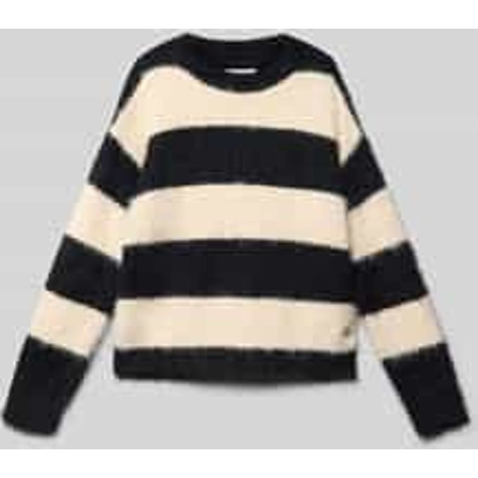 Gebreide pullover met ronde hals